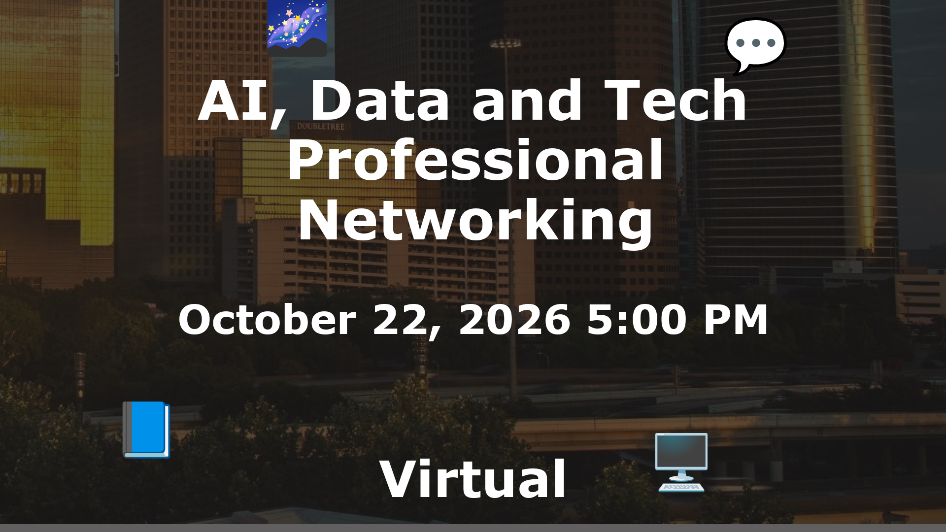 AI, Data and Tech Professional Networking event image